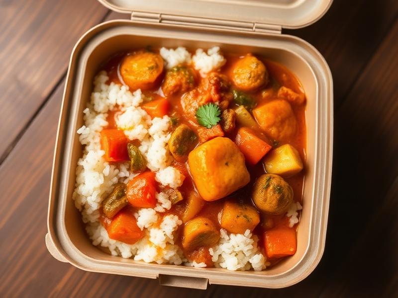 Veg Curry & Rice